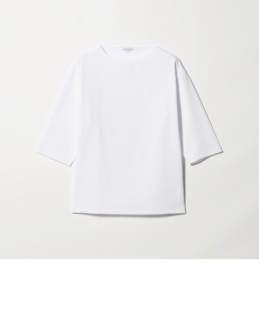 リップル ボートネック 6分袖カットソー＜A DAY IN THE LIFE＞