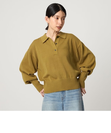 ＜CITEN＞ハイゲージニットポロシャツ