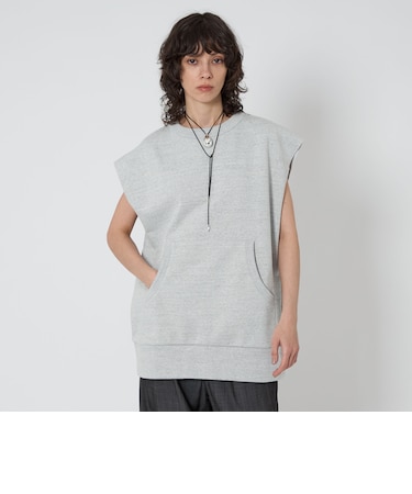 ＜ASTRAET＞ウラケ クルーネック ノースリーブスウェット UNISEX