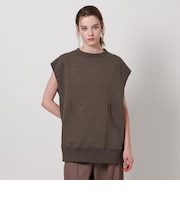 ＜ASTRAET＞ウラケ クルーネック ノースリーブスウェット UNISEX