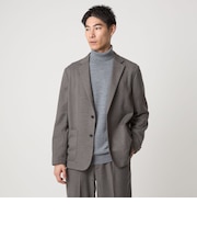 ウォッシャブル フラノ ツイル リラックス ジャケット -ストレッチ-