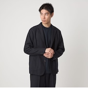 ウォッシャブル フラノ ツイル リラックス ジャケット -ストレッチ-