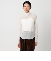 ＜CITEN＞エッセンシャルシアーハイネックトップ