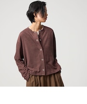＜CITEN＞スラブリブカーディガン