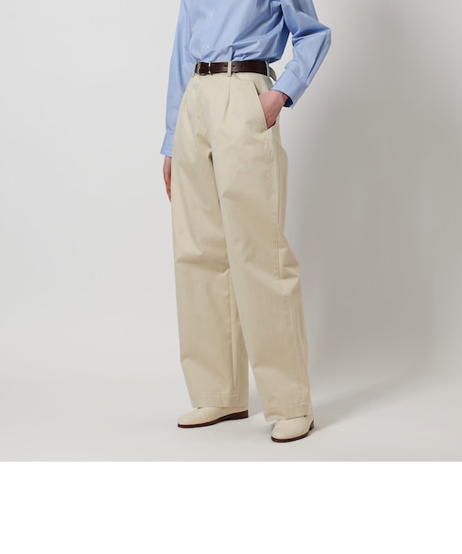 ＜LOEFF＞コットン チノパンツ
