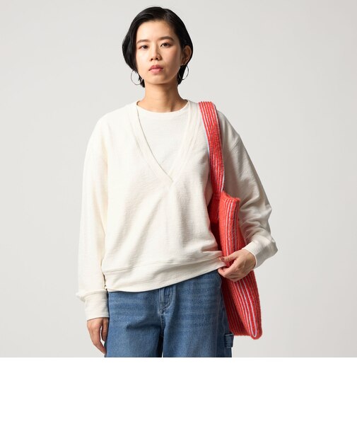 ＜CITEN＞Vネックレイヤードトップス
