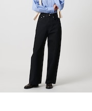 ルーズシルエット ストレート デニムパンツ