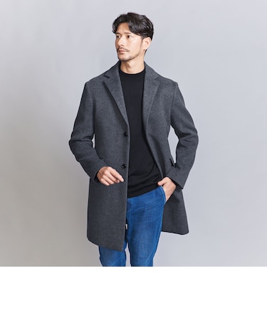 【WARDROBE SMART】PE メルトン チェスターコート