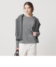 ラメ ロングスリーブ カットソー