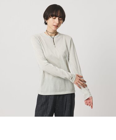 ラメ ロングスリーブ カットソー
