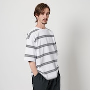 ”THE HEAVY” 10oz ヘビー ボーダー クルーネック Tシャツ
