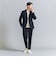 【WARDROBE SMART】DELEGANT サキソニー セットアップ/ジャケット＆イージーパンツ