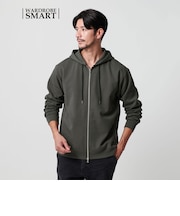 【WARDROBE SMART】ダブルニット ジップパーカー/セットアップ対応