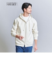 【WARDROBE SMART】ダブルニット ジップパーカー/セットアップ対応