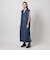 ＜ASTRAET＞スキッパー スリット ノースリーブワンピース