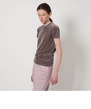 ＜AEWEN MATOPH＞シアー ベロア Tシャツ