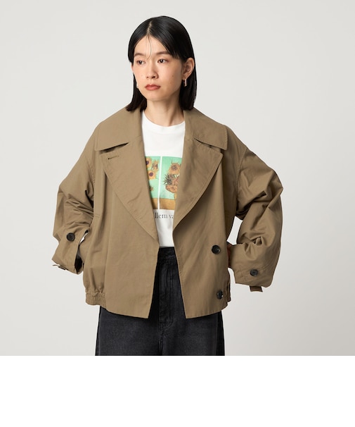 ＜CITEN＞トレンチライクショートブルゾン