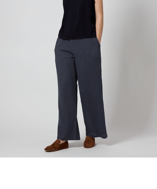 ＜Steven Alan＞クレープ チェック イージーパンツ