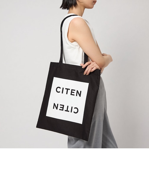 ＜CITEN＞ロゴプリントフラットトート