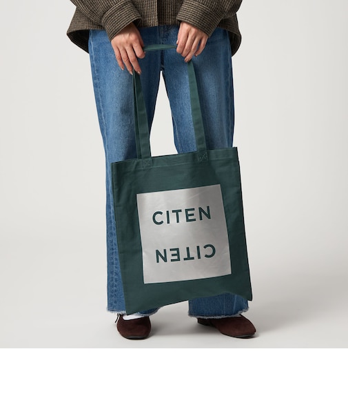 ＜CITEN＞ロゴプリントフラットトート