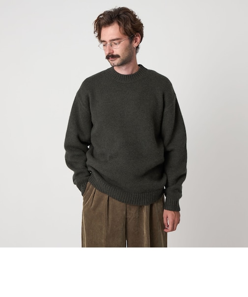 ＜Steven Alan＞ ハミルトンラムズウール ハイクルーネック ニット NARROW
