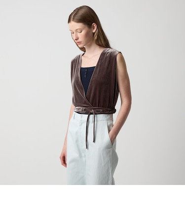 ＜Steven Alan＞ベロア カシュクール ベスト