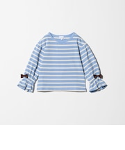 ボーダー キャンディスリーブ Tシャツ / キッズ  100cm-160cm◎