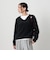 フォックスカシミヤブレンド Vネックニットプルオーバー