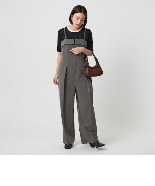 レザーライク サロペット パンツ‐ウォッシャブル‐｜ユナイテッド