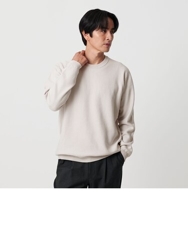 ガスコットン リンクス クルーネック ニット