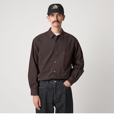 ＜Steven Alan＞ ガーメントダイ ポプリン レギュラーカラー シャツ LOOSE