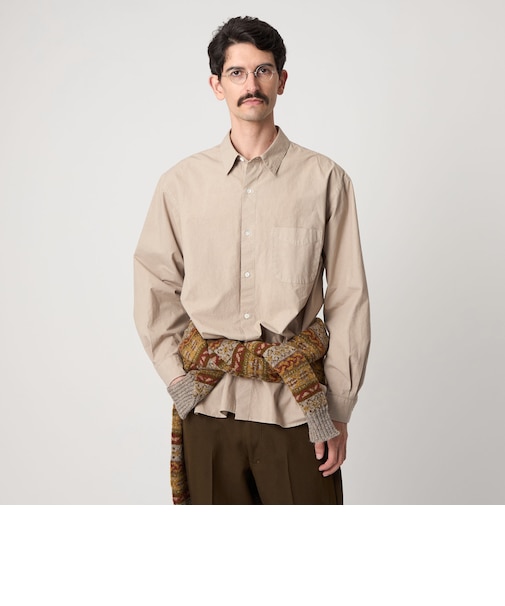＜Steven Alan＞ ガーメントダイ ポプリン レギュラーカラー シャツ LOOSE