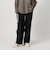 裏起毛バックゴム ストレートパンツ ウォッシャブル