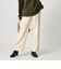 裏起毛バックゴム ストレートパンツ ウォッシャブル