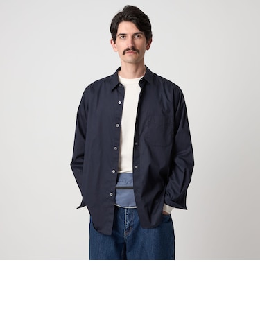 ＜Steven Alan＞ 80 コンパクトヤーン ツイル レギュラーカラー シャツ NARROW