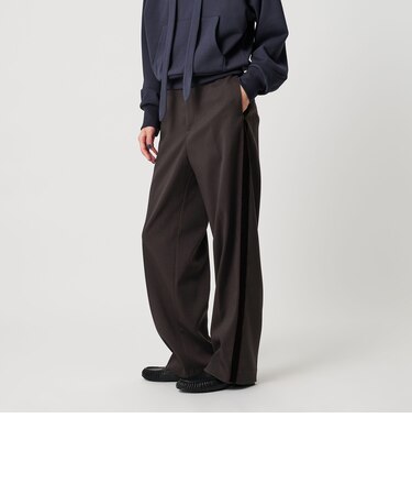 ポリエステルブレンド サイドベロアパンツ