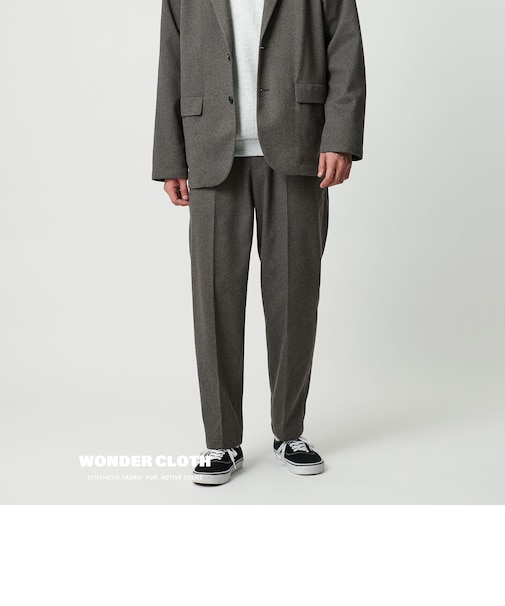 WONDER CLOTH ワイド ユーティリティ―パンツ イージーパンツ W2 -ストレッチ-