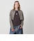 ＜ASTRAET＞ストライプ クロップド レギュラーカラーシャツ