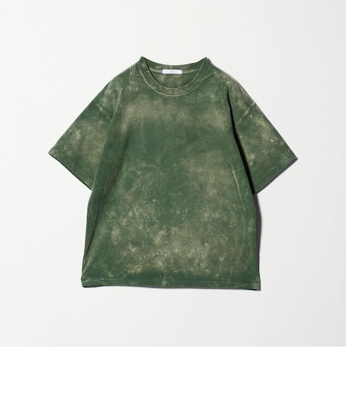 ＜ASTRAET＞コットン アシッド クルーネックTシャツ