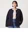 ［size SHORTあり］FOXブレンド セッケツ ノーカラー カーディガン