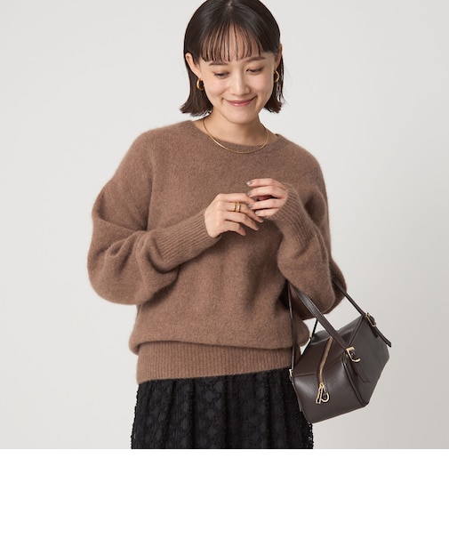 ふれてヘアリーニット