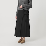 ツイル リボン ラップスカート