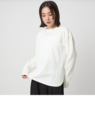 ＜at ease＞ロングスリーブ カットソー UVカット