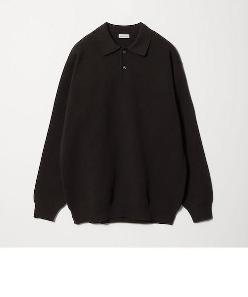 Steven Alan＞ T/C 9G アゼ ハーフジップ ドライバーズ ニット