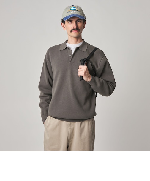 ＜Steven Alan＞ T/C ミラノリブ ポロカラー ニット