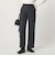 ［size SHORT/TALLあり］キチントボトムス サキソニー ワイド パンツ