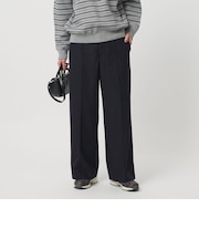 毛ポリエステル フランネルパンツ
