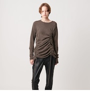 ＜AEWEN MATOPH＞シャーリング ２WAYニットワンピース