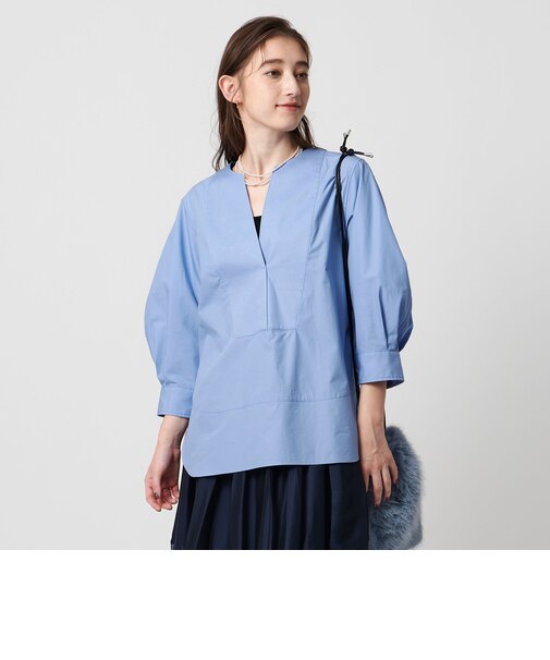 オックス コンビ シャツ ブラウス ‐ウォッシャブル‐