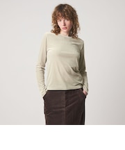 ＜Steven Alan＞ベロア ロングスリーブ プルオーバー